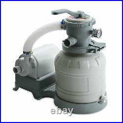 Summer Waves 10 Inch Sand Filter Pump System for Above Ground Swimming Pools