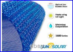 Sun2Solar 1600 Series Oval Swimming Pool Solar Blanket Cover (Choose Size)