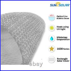 Sun2Solar 16' x 34' Rectangle Swimming Pool Solar Blanket Cover 1600 Series