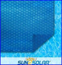 Sun2Solar 20 x 45 Rectangle Blue Swimming Pool Solar Blanket Cover 800 Series