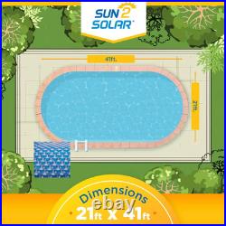 Sun2Solar 800 Series Oval Solar Blanket Heater Cover for Swimming Pools