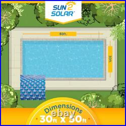 Sun2Solar 800 Series Rectangle Solar Blanket Heater Cover for Swimming Pools Sun2Solar 800 Series Rectangle Solar Blanket Heater Cover for Swimming Pools