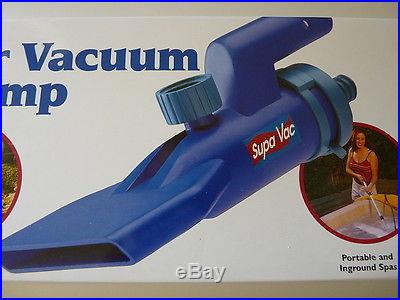 Supa Vac Swimming Pool & Spa Vacumm Cleaner kit & Telescopic Pole