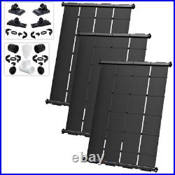 SwimJoy Industrial Grade Solar Pool Heater DIY Kit, 3-4x12.5 (150 Square Feet)