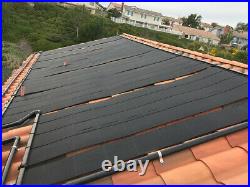 SwimJoy Industrial Grade Solar Pool Heater DIY Kit, 3-4x9.5 (114 Square Feet)