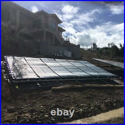 SwimJoy Industrial Grade Solar Pool Heater DIY Kit, 4-4x10.5 (168 Square Feet)