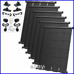 SwimJoy Industrial Grade Solar Pool Heater DIY Kit, 6-4x10.5 (252 Square Feet)
