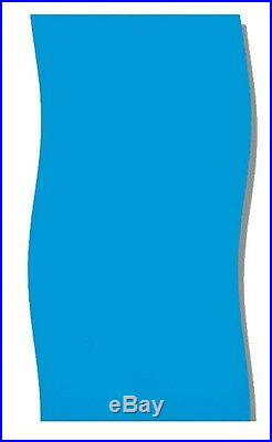 Swimline 18' Solid Blue Round Above Ground Swimming Pool Overlap Liner