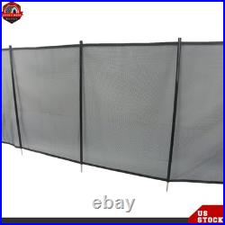 Swimming Pool Fence 4Ft x 108Ft, Ground Safety Fencing, Aluminum Alloy Material