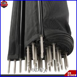 Swimming Pool Fence 4Ft x 108Ft, Ground Safety Fencing, Aluminum Alloy Material