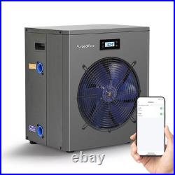 Swimming Pool Heater Pump 16000BTU for Above Ground Pools Hot Tub Warmer 120V