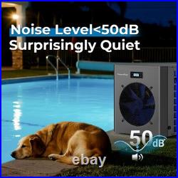 Swimming Pool Heater Pump 16000BTU for Above Ground Pools Hot Tub Warmer 120V