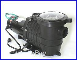 UL 120V 2HP 1500W INGROUND ABOVE GROUND SWIMMING POOL WATER PUMP WithStrainer