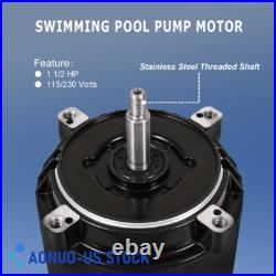 UST1152 Pool Pump Replacement Century Motor 1.5 HP 115/230V For Hayward
