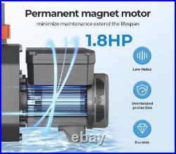 VARPOOLFAYE 1.8HP Variable Speed Swimming Pool Pump 2Yr Warranty