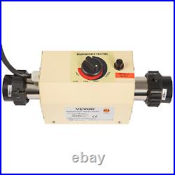 VEVOR 3KW Electric Swimming Pool Water Heater Thermostat Hot Tub Spa 220V