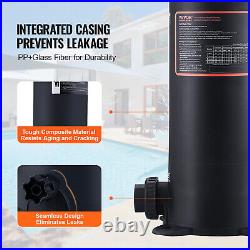 VEVOR Pool Cartridge Filter In/Above Ground Swimming Pool Filtration 50Sq. Ft