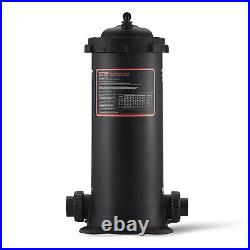 VEVOR Pool Cartridge Filter In/Above Ground Swimming Pool Filtration 50Sq. Ft