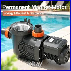 Varpoolfaye 2.5HP Energy Saving Variable Speed Inground Swimming Pool Pump 220V