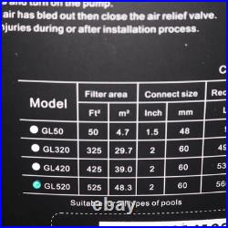 Vevor Cartridge Pool Filter Area Inground Pool Filter Broken Middle Clamp