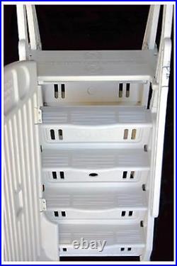 VinylWorks GE-T 30 Above Ground Swimming Pool Step & Ladder Entry System-Taupe
