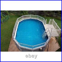 Vinyl Works Of Canada Premium 24in Resin Above Ground Pool Fence Kits