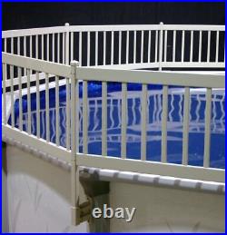 Vinyl Works Of Canada Premium 24in Resin Above Ground Pool Fence Kits