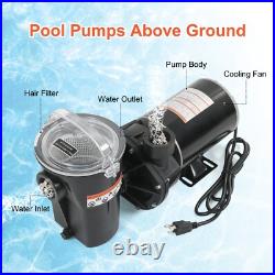 W3SP1580X15 Above Ground Swimming Pool Pump with 3' Cord 1 HP For Hayward NEW