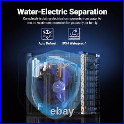 WARMBLU 27000BTU Above Ground Pool Heat Pump 110V Heater