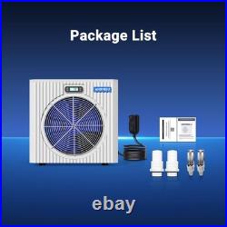 WARMBLU 27000BTU Above Ground Pool Heat Pump 110V Heater