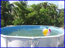 Water Warden Pool Safety Net System for Round Above Ground Pool All Sizes
