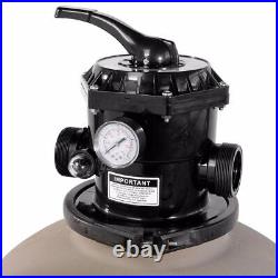 XtremepowerUS 19 Sand Filter System Inground Above Pool up to 24,000 Gallons