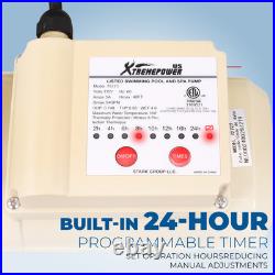 XtremepowerUS 1/2HP High-Flo Above Ground Pool Swimming 3120GPH Spa Pump Timer XtremepowerUS 1/2HP High-Flo Above Ground Pool Swimming 3120GPH Spa Pump Timer