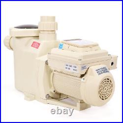 XtremepowerUS 1.5HP Swimming Pool Pump Variable Speed InGround Pool 1.5 / 2