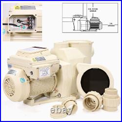 XtremepowerUS 1.5HP Swimming Pool Pump Variable Speed InGround Pool 1.5 / 2