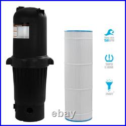XtremepowerUS 200 sq. Ft. In-Ground Easy Clean Pool Cartridge Filter with Tank XtremepowerUS 200 sq. Ft. In-Ground Easy Clean Pool Cartridge Filter with Tank