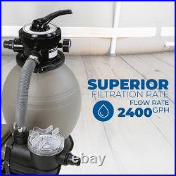XtremepowerUS 2640 GPH Self Priming 13 Sand Filter Swimming Pool Pump with Timer XtremepowerUS 2640 GPH Self Priming 13 Sand Filter Swimming Pool Pump with Timer
