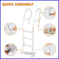 XtremepowerUS Adjustable Above Ground In Pool Swimming Pool Ladder 48 to 54 XtremepowerUS Adjustable Above Ground In Pool Swimming Pool Ladder 48 to 54