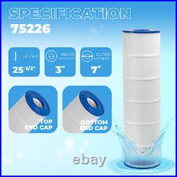 XtremepowerUS Pool Filter Replacement Cartridge 4-PACK X 106 sq. Ft. OD 25.5x7