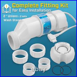 XtremepowerUS Salt Cell Plate Chlorination In-Ground Pool up to 15,000 Gallons XtremepowerUS Salt Cell Plate Chlorination In-Ground Pool up to 15,000 Gallons