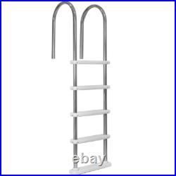 XtremepowerUS Stainless Steel Swimming Pool Ladder 5-Step for In-Ground Pools XtremepowerUS Stainless Steel Swimming Pool Ladder 5-Step for In-Ground Pools