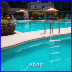XtremepowerUS Stainless Steel Swimming Pool Ladder 5-Step for In-Ground Pools XtremepowerUS Stainless Steel Swimming Pool Ladder 5-Step for In-Ground Pools