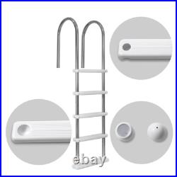 XtremepowerUS Stainless Steel Swimming Pool Ladder 5-Step for In-Ground Pools XtremepowerUS Stainless Steel Swimming Pool Ladder 5-Step for In-Ground Pools
