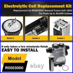 Zodiac R0503000 Cell Kit Nature2 Fusion Soft 1400 Replacement Kit with O-Ring